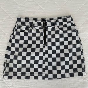 Urban Outfitters Checkered Skirt